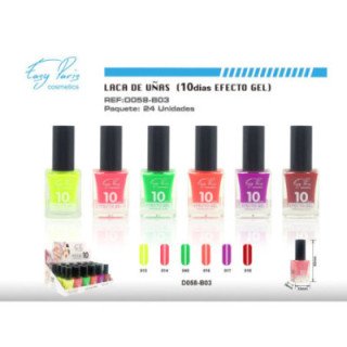 D058-B03 : LACA DE UÑAS ALTO BRILLO 10D 24/U 288/C
