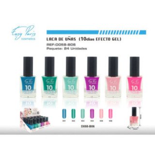 D058-B06 : LACA DE UÑAS ALTO BRILLO 10D 24/U 288/C