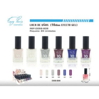 D058-B08 : LACA DE UÑAS ALTO BRILLO 10D 24/U 288/C