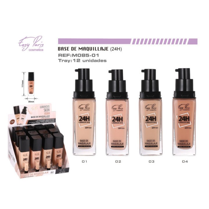 M085-01 : BASE MAQ.ILUMINOUS SKIN 24H F15 12/U 144/U