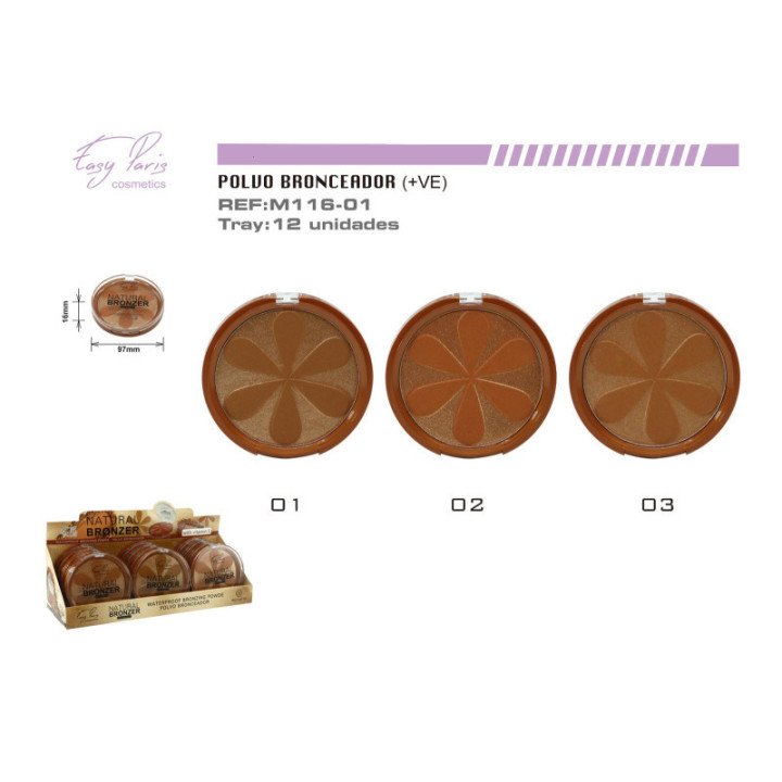 M116-01 : GLOW BRONCEADOR C/ VITAM E 144/U