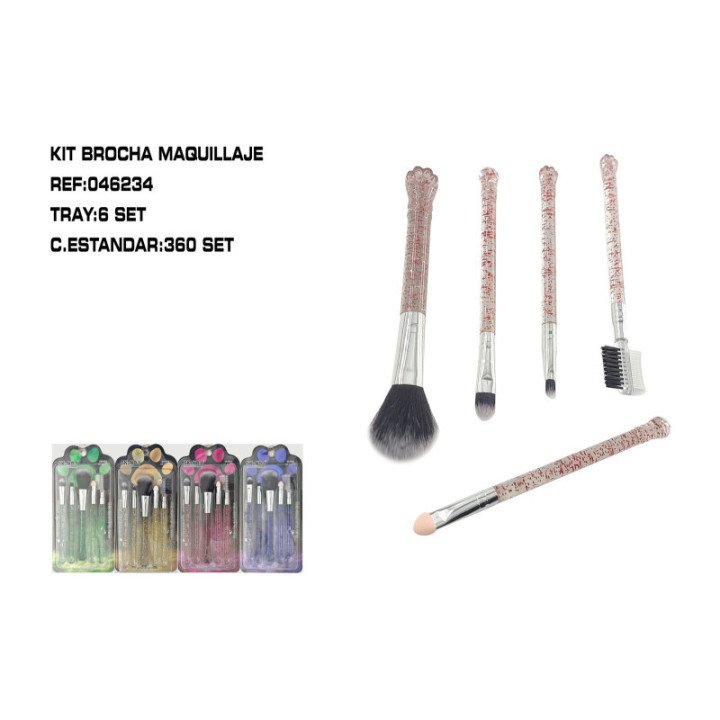 046234 : SET 5 PINCEL MAQ.6/U 360/C