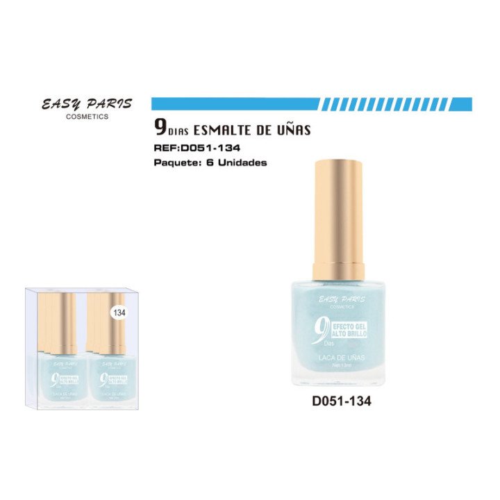 D051-134 : LACA DE UÑAS 9 DIAS 6/U 144/U