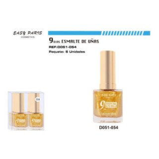 D051-054 : LACA DE UÑAS 9 DIAS GOLD 144/U