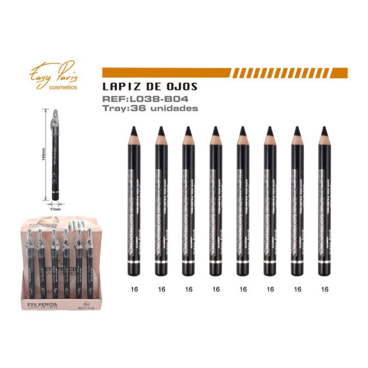 L038-B04 : LAPIZ DE OJOS NEG.36/U 432/C