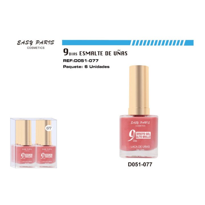 D051-077 : LACA DE UÑAS 9 DIAS 6/U 144/U