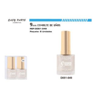 D051-049 : LACA DE UÑAS 9 DIAS BLANC PERLA 6/U 144/U