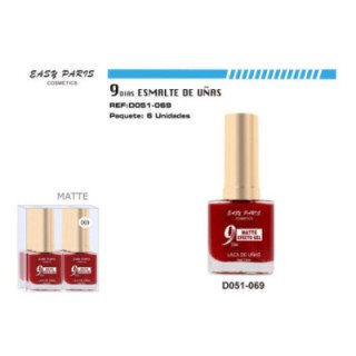 D051-069 : LACA DE UÑAS 9 DIAS MATE 6/U 144/U