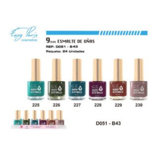 D051-B43 : LACA DE UÑAS 9 DIAS 288/U
