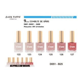 D051-B25 : LACA DE UÑAS 9 DIAS 24/U 288/U
