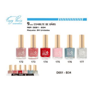 D051-B34 : LACA DE UÑAS 9 DIAS 24/U 288/U