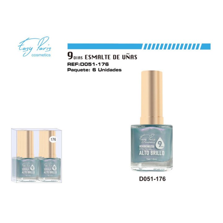 D051-176 : LACA DE UÑAS 9 DIAS 6/U 144/U