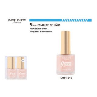 D051-010 : LACA DE UÑAS 9 DIAS ROSA SUAVE 144/U
