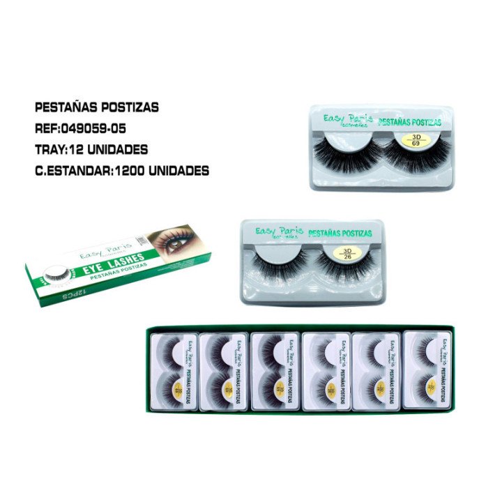 049059-05 : PESTAÑA POSTIZAS 3D 1200/C