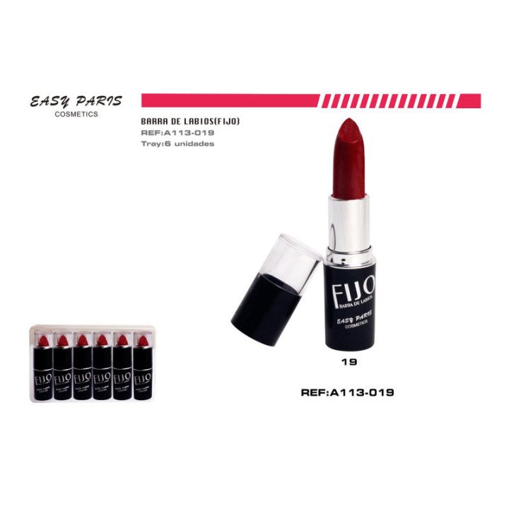 A113-19 : BARRA DE LABIOS FIJO 6/U 432/U