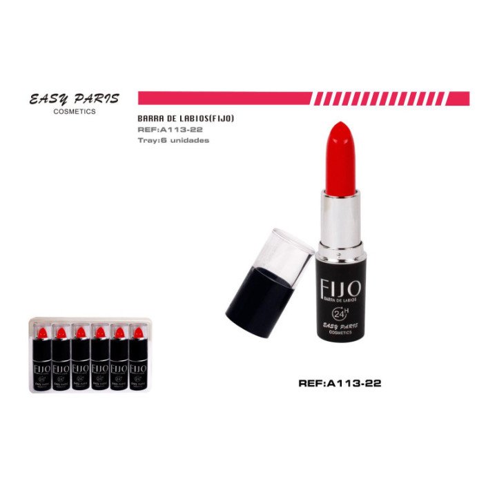 A113-22 : BARRA DE LABIOS FIJO 6/U 432/U