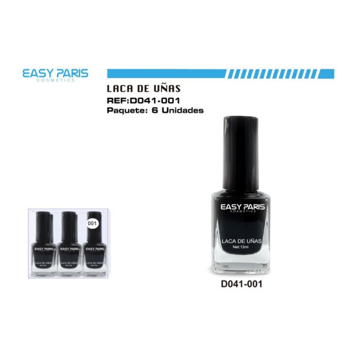 D041-001 : LACA DE UÑAS NEG. 144/U