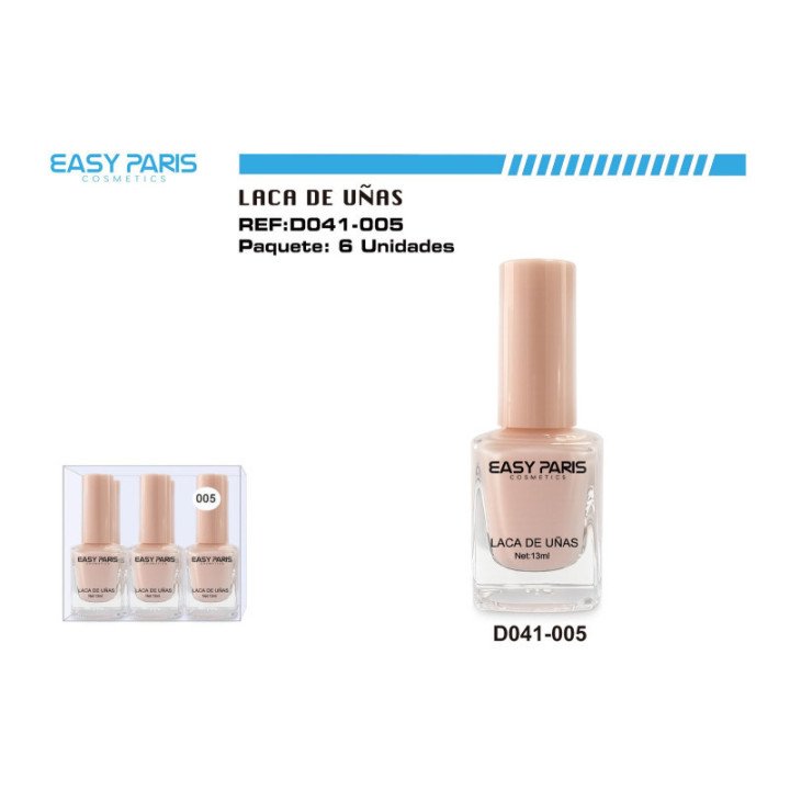 D041-005 : LACA DE UÑAS ROSA SUAVE 144/U