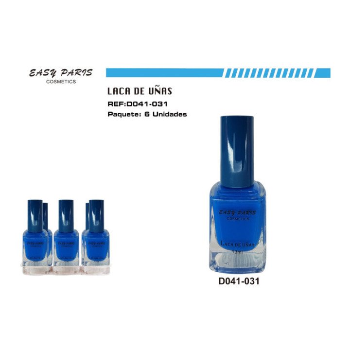 D041-031 : LACA DE UÑAS AZUL ORCHID 144/C