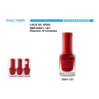 D041-121 : LACA DE UÑAS ROJO EASY PARIS 288/U