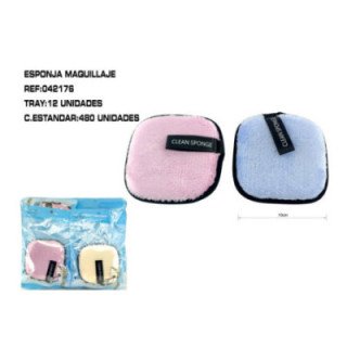 042176 : ESPONJA DESMAQUILLAJE 10*10CM 12/U 480/C