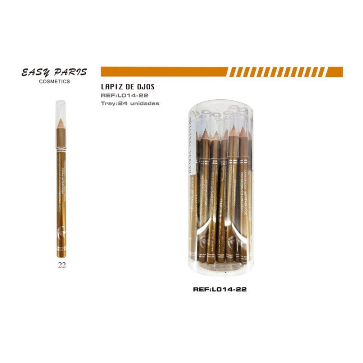 L014-22 : LAPIZ CORTO DORADO 288/U