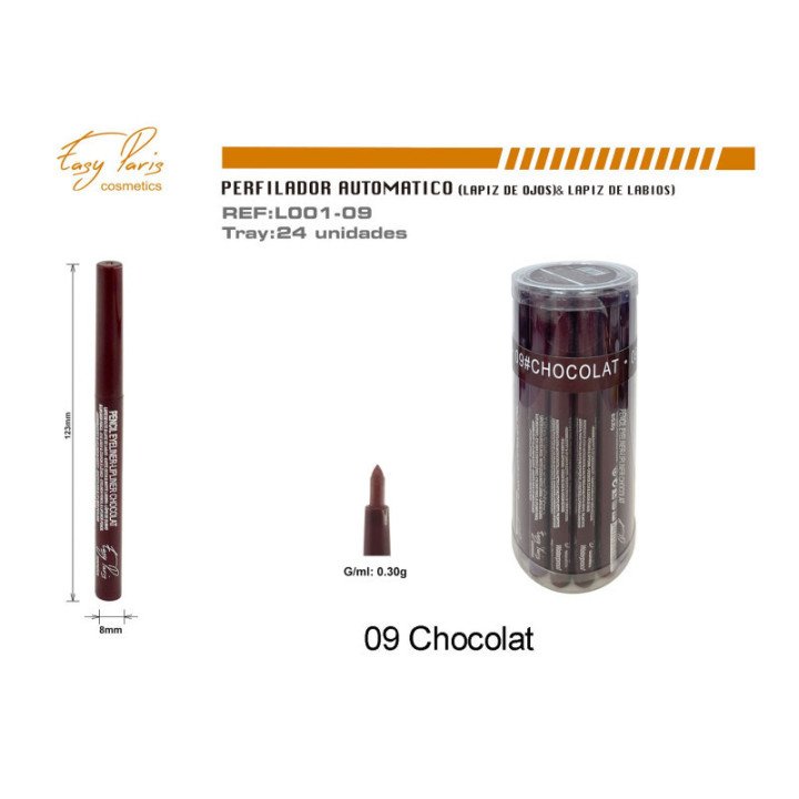 L001-09 : LAPIZ AUTOMATICOS MARRON CHOCOLAT 288/U