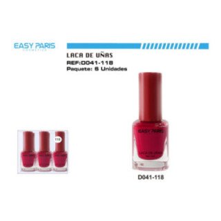 D041-118 : LACA DE UÑAS ROJO 144/C