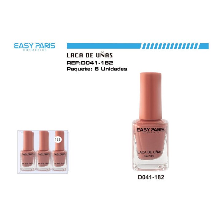 D041-182 : LACA DE UÑAS EASY PARIS 144/U