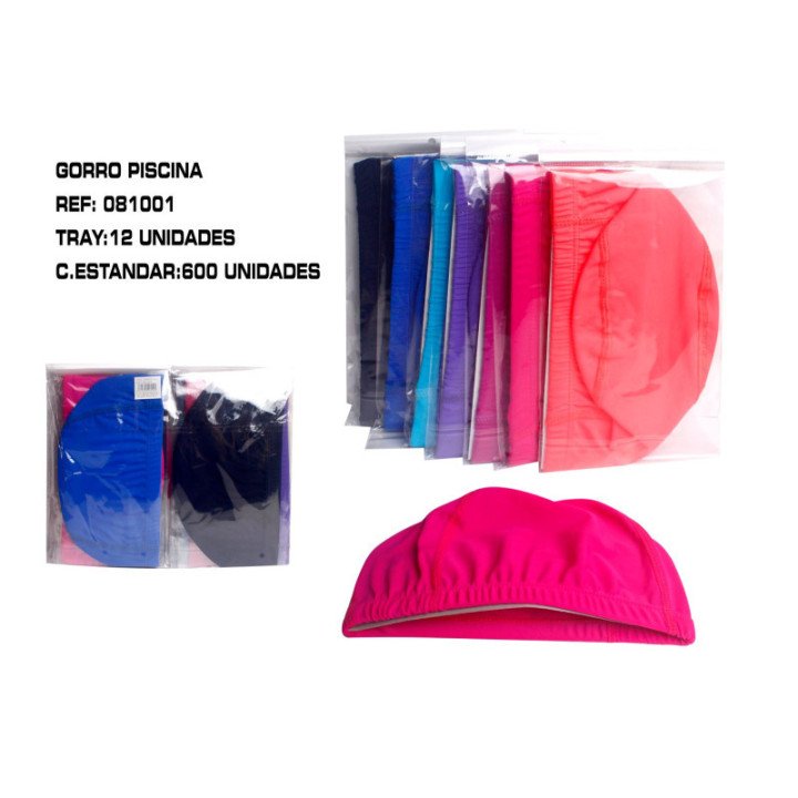 081001 : GORRO DE PISCINA TELA 12/U