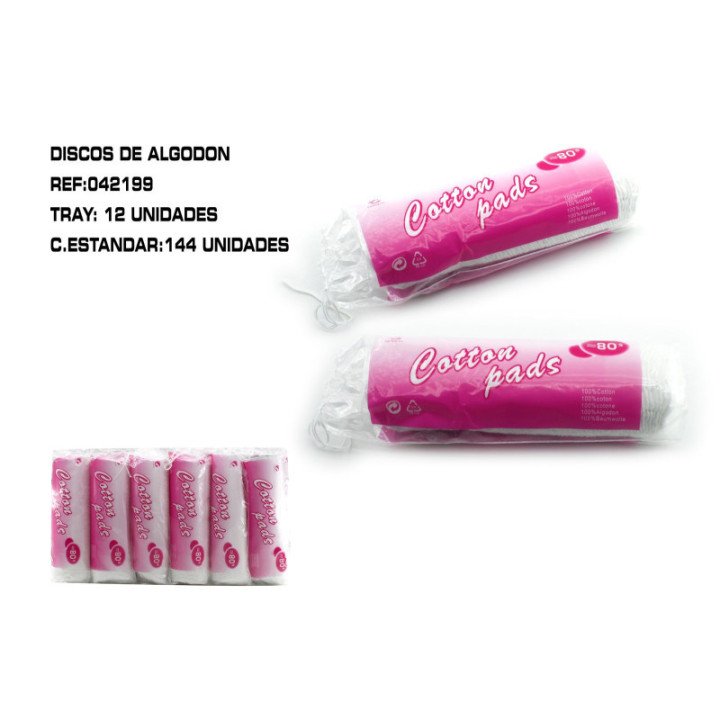 042199 : 80U DISCO DE ALGODON 144/U