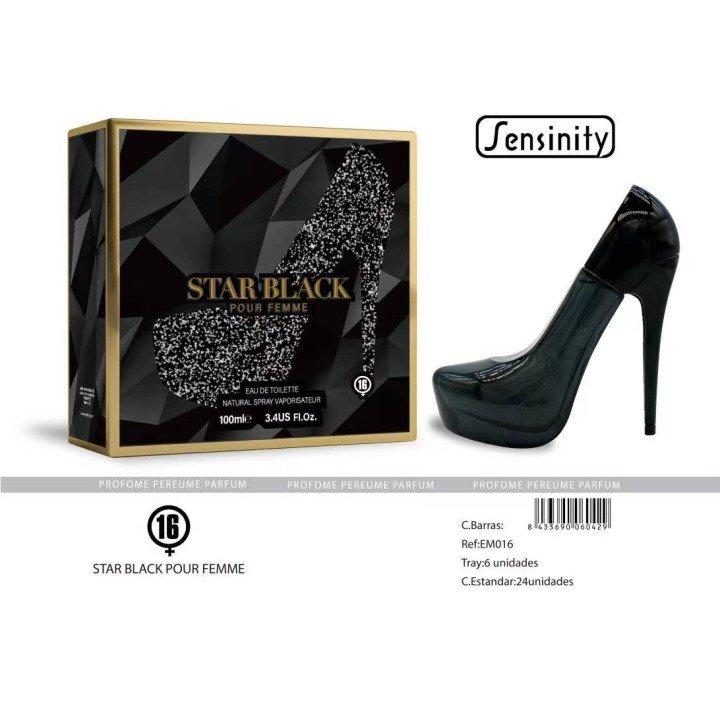 EM016 : STAR BLACK POUR FEMME