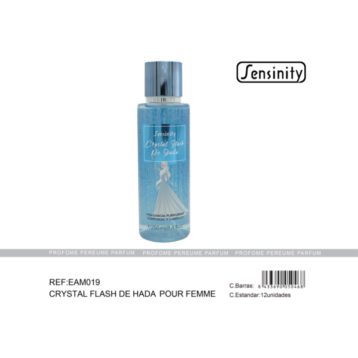 EAM019 : CRYSTAL FLASH DE HADA BODY Y CABELLO
