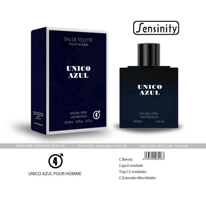 EH004 : UNICO AZUL POR HOMME