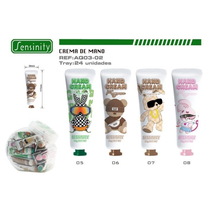 AQ03-02 : CREMA DE MANO 36/U 432/C