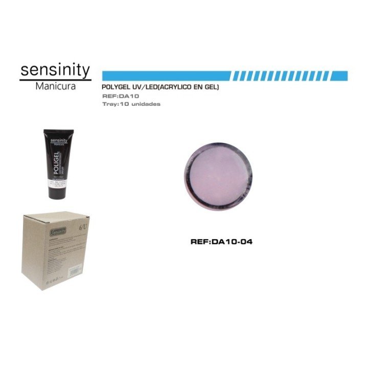 DA10-04 : SENSINITY POLIGEL 30ML MORADO