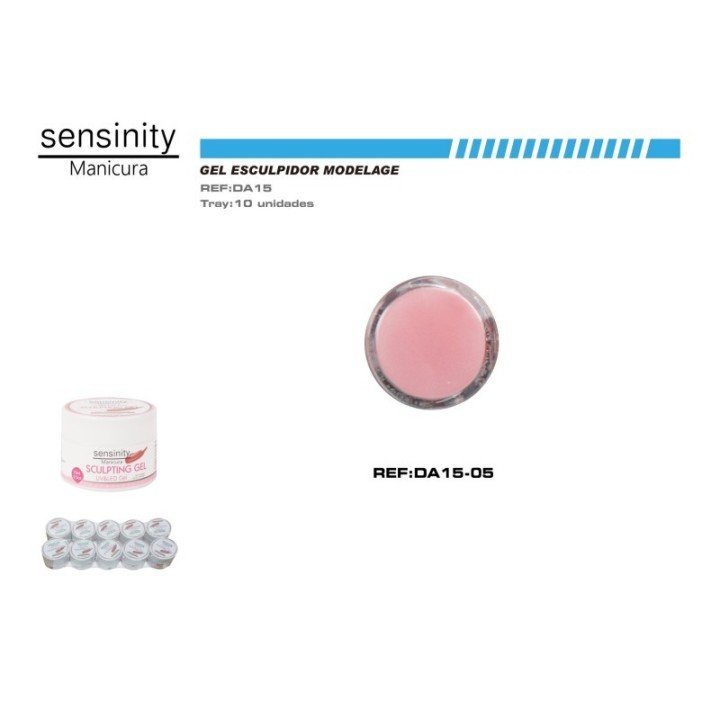DA15-05 : SENSINITY GEL SCULPTING COLOR ROSA UV/LED  15ML