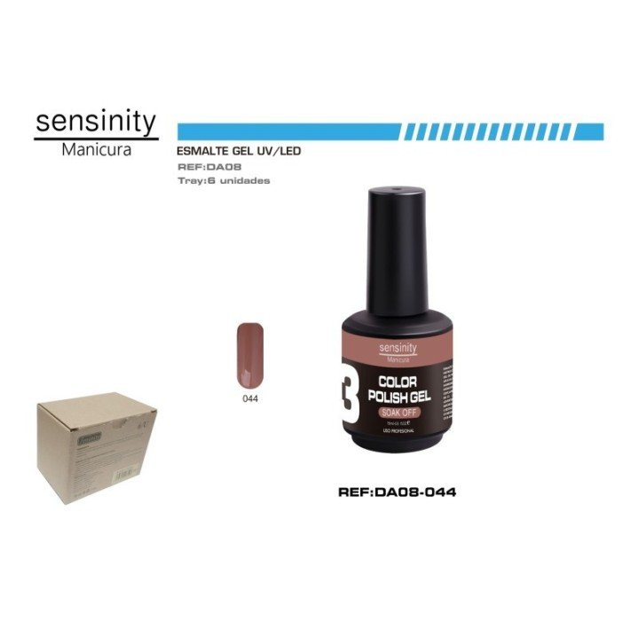 DA08-044 : ESMALTE GEL CHOCOLATE UV/LED USO PROFESIONAL
