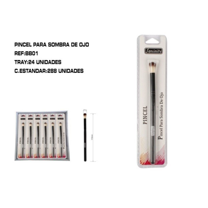 BB01 : PINCEL MADERA PARA S.OJOS 24/U 288/U
